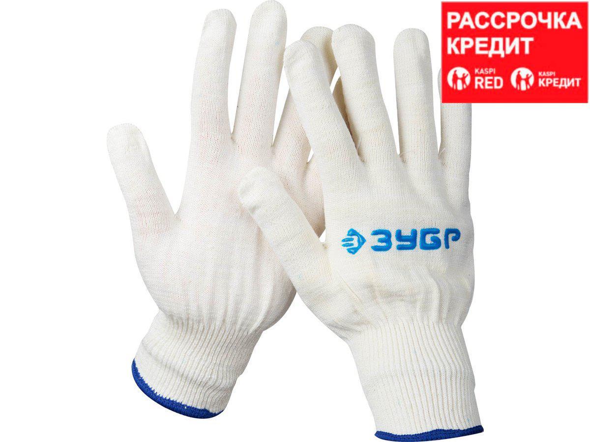 ЗУБР КОМФОРТ, размер L-XL, перчатки трикотажные тонкие, без покрытия, 11450-XL (11450-XL) - фото 1 - id-p108513751
