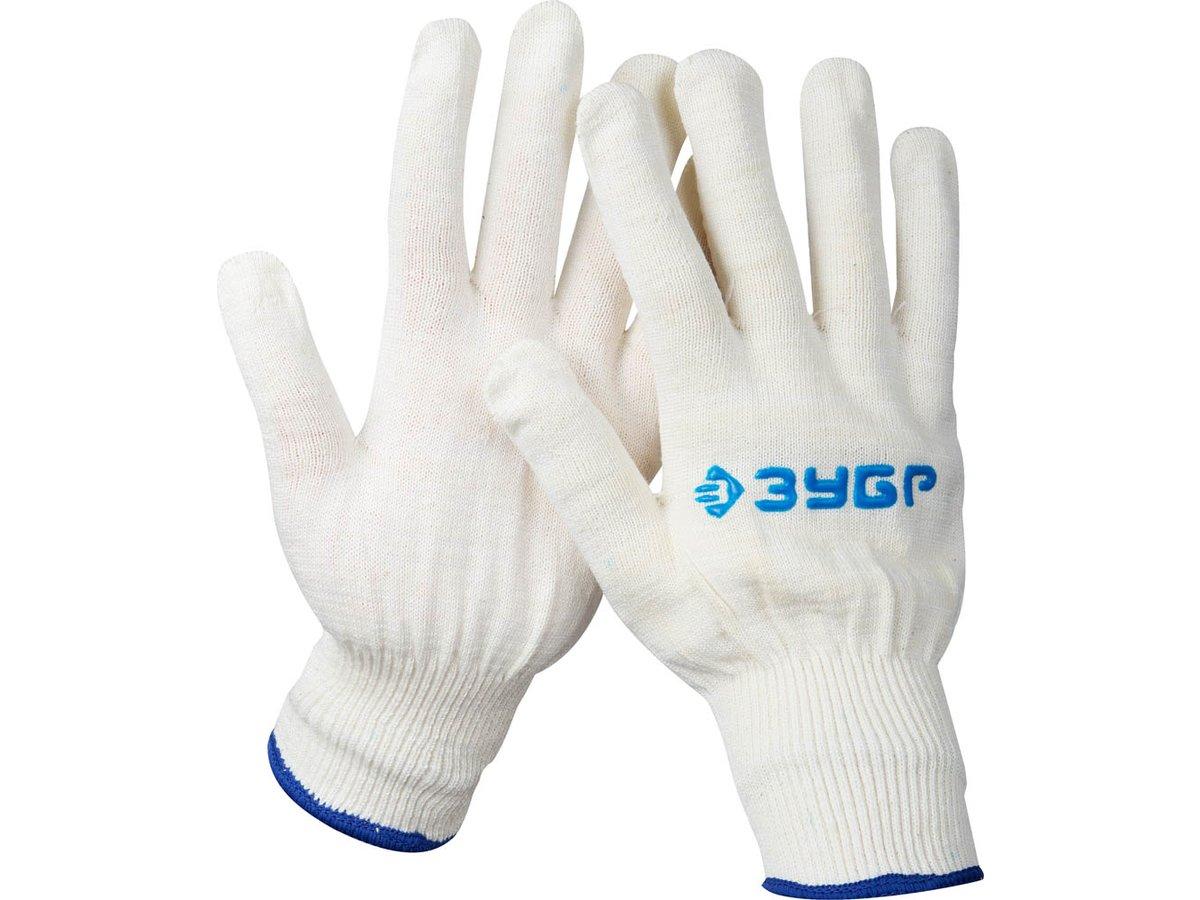 ЗУБР КОМФОРТ, размер L-XL, перчатки трикотажные тонкие, без покрытия, 11450-XL (11450-XL) - фото 2 - id-p108513751
