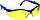 ЗУБР жёлтый, регулируемые дужки, очки защитные Прогресс 9 110311_z01, фото 2