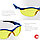 ЗУБР жёлтый, мягкие двухкомпонентные дужки, очки защитные Прогресс 7 110321_z01, фото 4