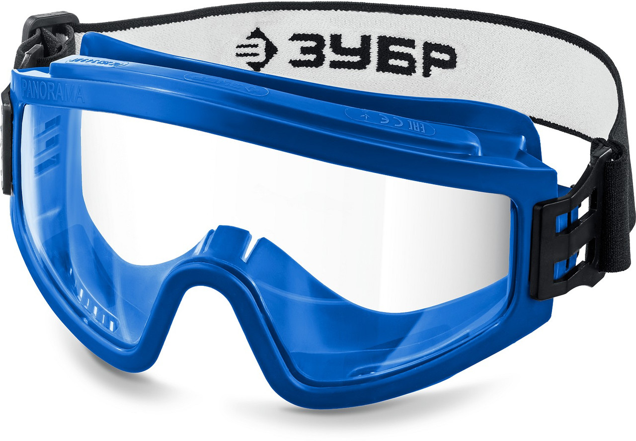 ЗУБР прозрачные, химическистойкие, панорамные защитные очки ПАНОРАМА ХС 110235_z01 - фото 1 - id-p108513879