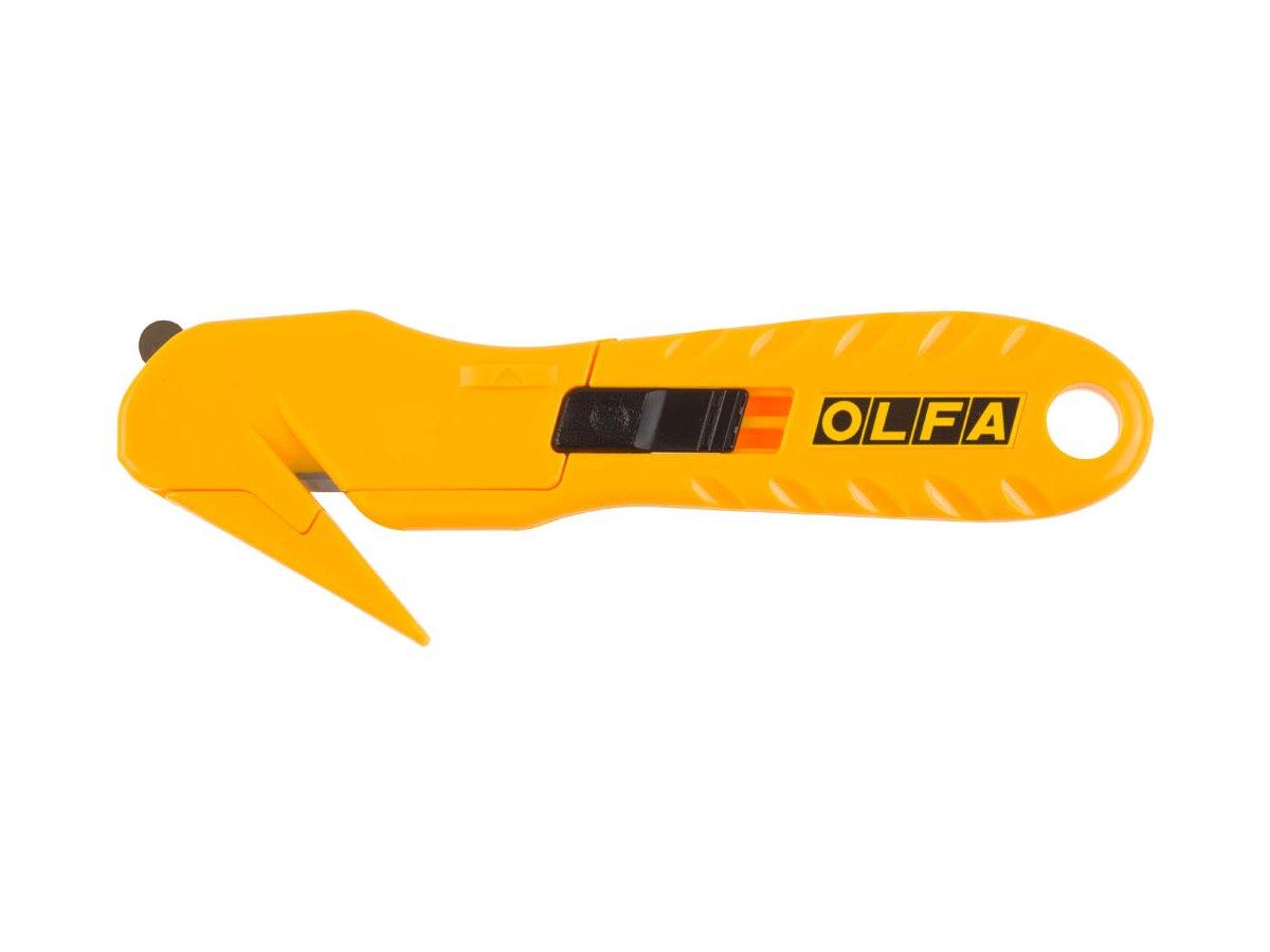 Нож OLFA"HOBBY CRAFT MODELS"для хоз работ,безопасный,для вскрытия стрейч-пленки,пластиковых шинок и - фото 2 - id-p108514011