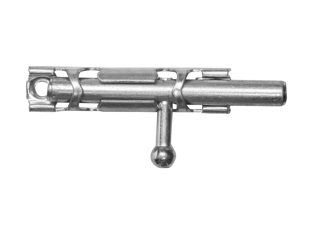 Шпингалет накладной стальной "ЗТ-19305", малый, покрытие белый цинк, 65мм (37730-65) - фото 2 - id-p108515929