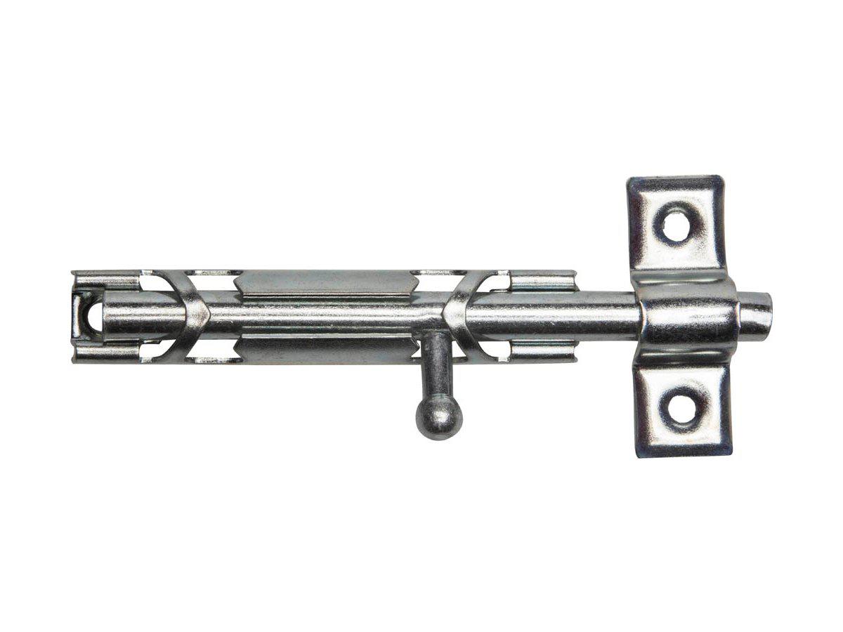 Шпингалет накладной "3Т-12" стальной, покрытие белый цинк, 80мм (37735-80) - фото 2 - id-p108515930