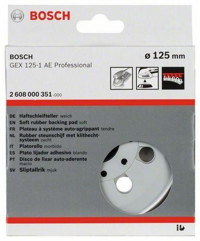 Опорная тарелка сверхмягкая Bosch Ø 125 мм (GEX 125-1 AE) - фото 3 - id-p108513168