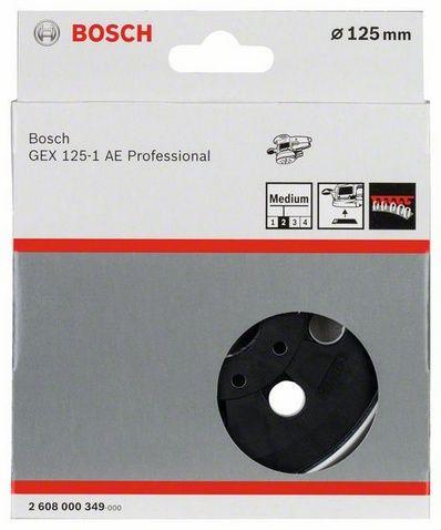 Опорная тарелка средней твердости Bosch Ø 125 мм (GEX 125-1 AE) - фото 3 - id-p108513170
