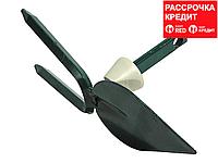 Мотыжка садовая RACO, лезвие лепесток, 2 зубца, с быстрозажимным механизмом, 70мм (4230-53818)