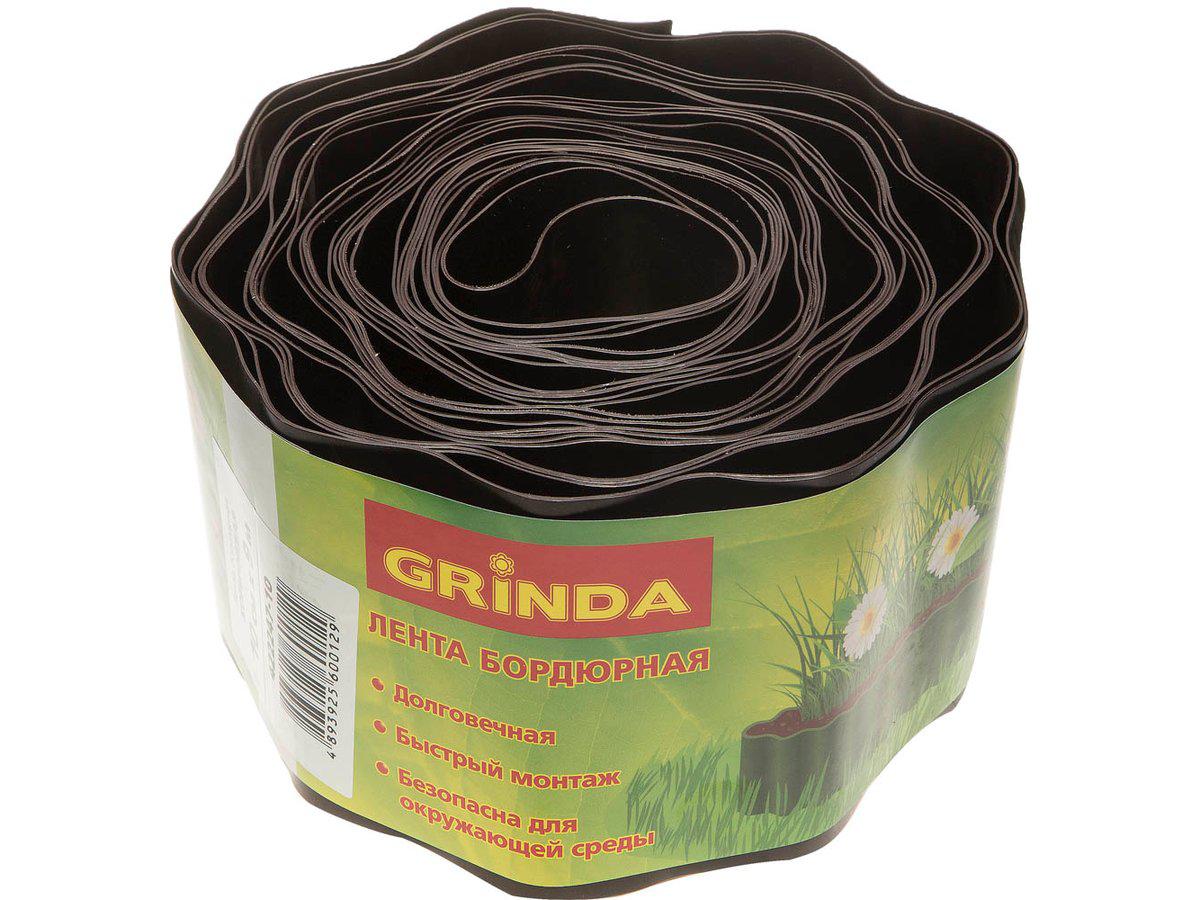 Лента бордюрная Grinda, цвет коричневый, 10см х 9 м (422247-10) - фото 2 - id-p108515121