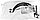 Хомут трубный с гайкой, оцинкованный, в комплекте с сантехнической шпилькой и дюбелем, 4", 1шт, ЗУБР, фото 5
