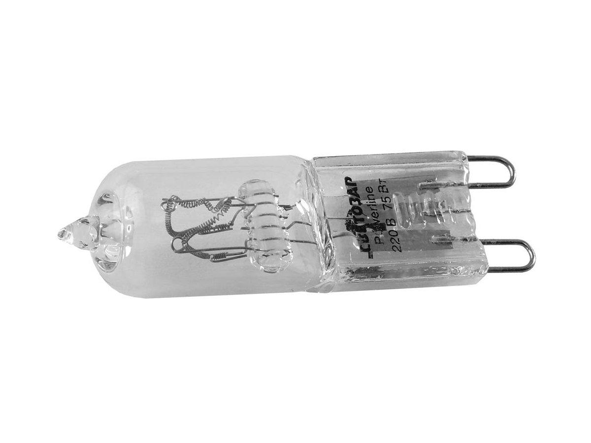 Лампа галогенная СВЕТОЗАР капсульная, прозрачное стекло, цоколь G9, диаметр 13мм, 75Вт, 220В (SV-44897-T) - фото 2 - id-p108514222