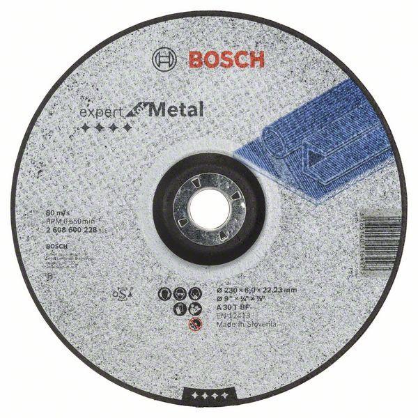 Зачистной круг Bosch Expert for Metal 230x6 мм - фото 2 - id-p108513369