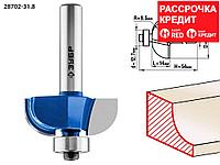 ЗУБР 31.8 x 14 мм, радиус 9.5 мм, фреза кромочная калевочная №2 28702-31.8 Профессионал
