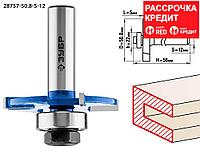 ЗУБР 50.8 x 5 мм, хвостовик 12 мм, фреза горизонтально-пазовая 28757-50.8-5-12 Профессионал