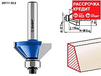 ЗУБР 30.2 x 13 мм, угол 45°, фреза кромочная калевочная(фасочная) №9 28711-30.2 Профессионал