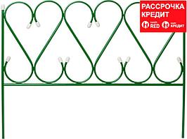 Забор декоративный GRINDA "РЕНЕССАНС", металлический, 50x345см (422263)