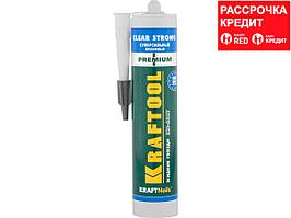 Клей монтажный KRAFTOOL KraftNails Premium KN-601T, суперсильный, прозрачный, 310мл (41342)