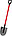 Лопата "МАСТЕР" штыковая, ЛКО, стальной черенок, с рукояткой, ЗУБР (39522), фото 2
