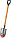 Лопата "Мастер-НС" штыковая из нержавеющей стали, деревянный черенок, с рукояткой, ЗУБР (39447), фото 2