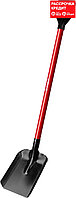 Лопата "МАСТЕР" совковая, ЛСП, стальной черенок, с рукояткой, ЗУБР (39524)