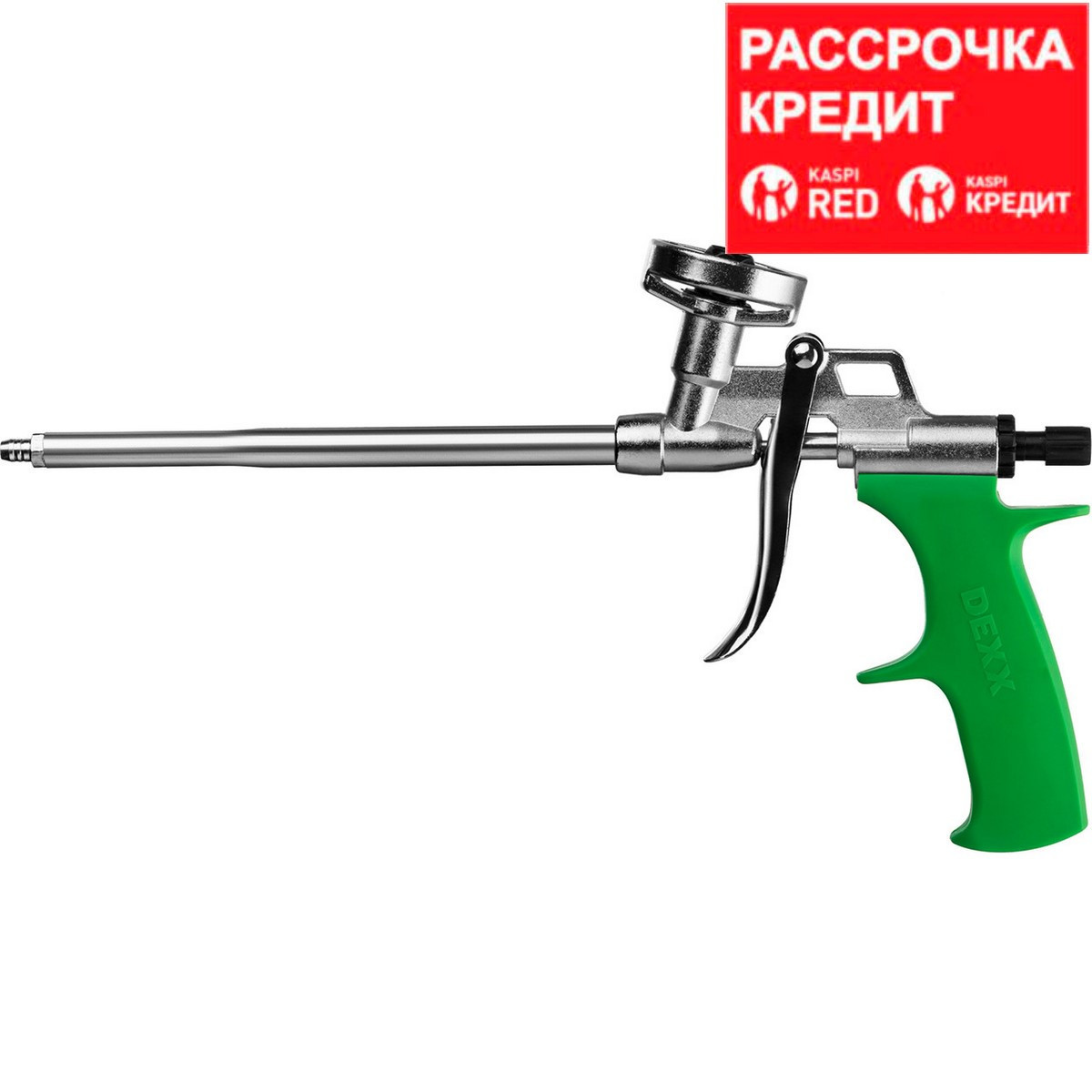 DEXX PRO METAL пистолет для монтажной пены, металлический корпус (06868_z01) - фото 1 - id-p108516382