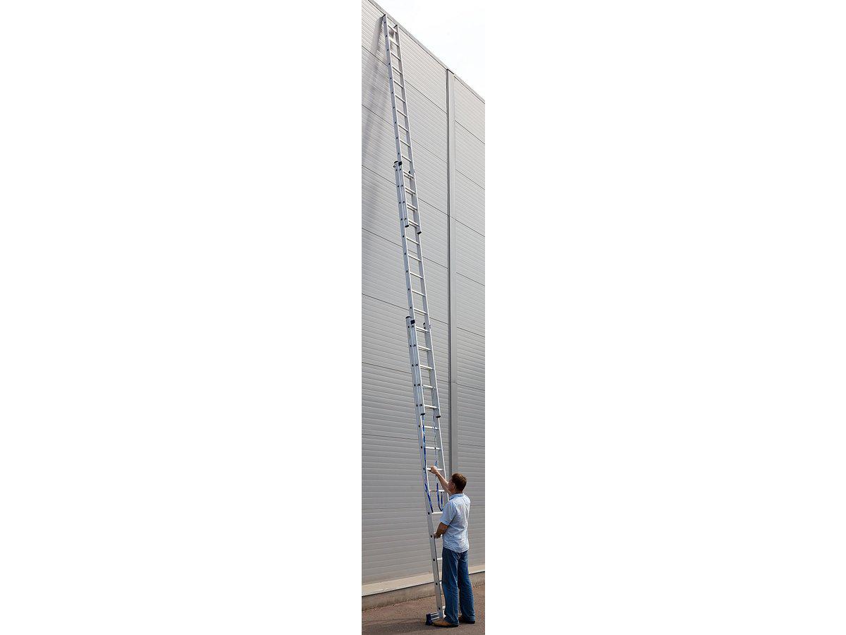 Лестница СИБИН универсальная,трехсекционная со стабилизатором, 14 ступеней (38833-14) - фото 5 - id-p108514484