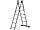 Лестница СИБИН универсальная, двухсекционная, 7 ступеней (38823-07), фото 2