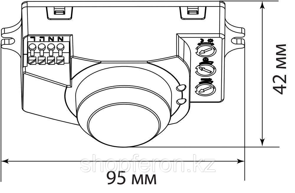 Датчик движения и освещенности FERON SEN40 - фото 4 - id-p108517547