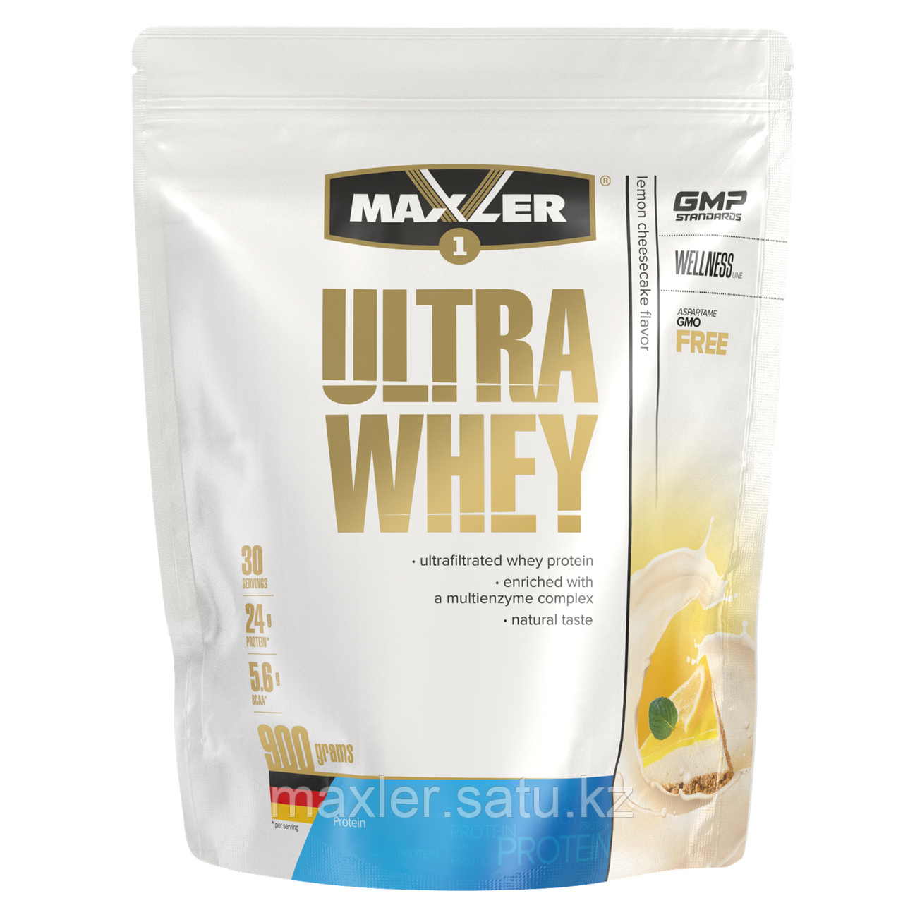 Maxler Ultra Whey Пакет 900г Лимонный Чизкейк - фото 1 - id-p108517510