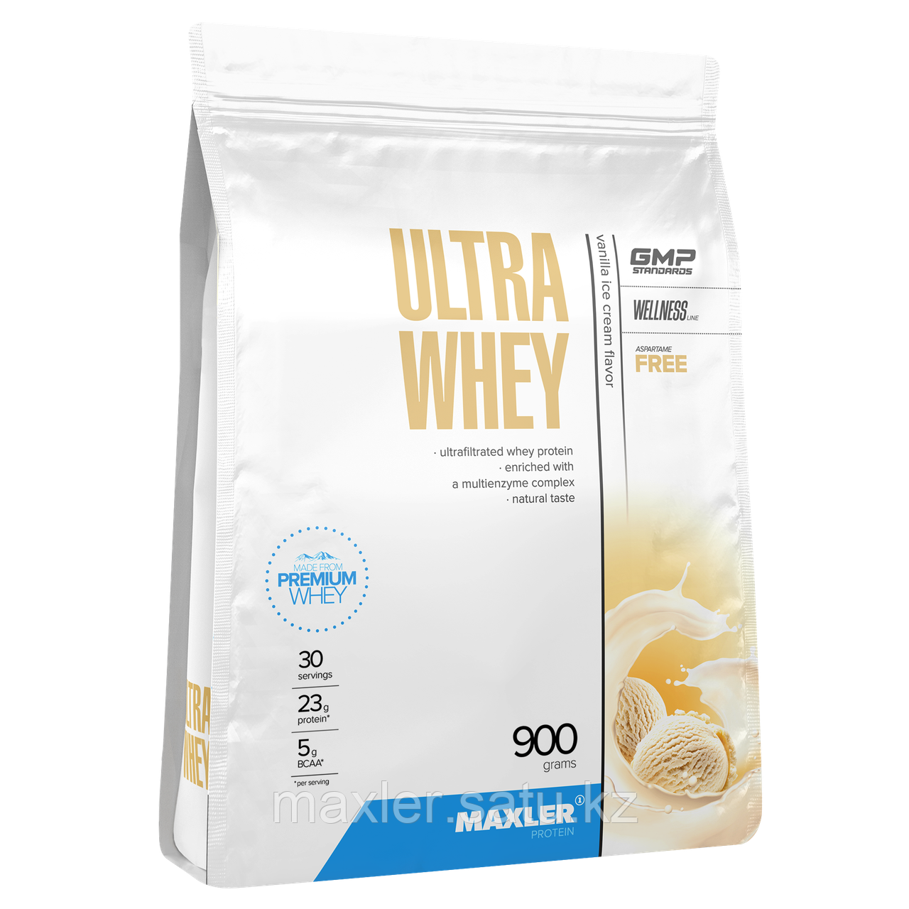 Maxler Ultra Whey Пакет 900г Ванильное Мороженое - фото 1 - id-p108517507