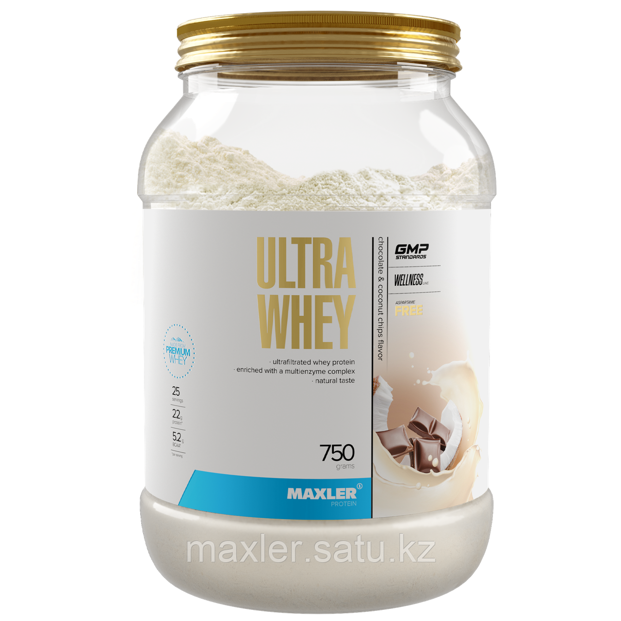 Протеин Maxler Ultra Whey 750г Шоколад с Кокосовой Стружкой - фото 1 - id-p108426251