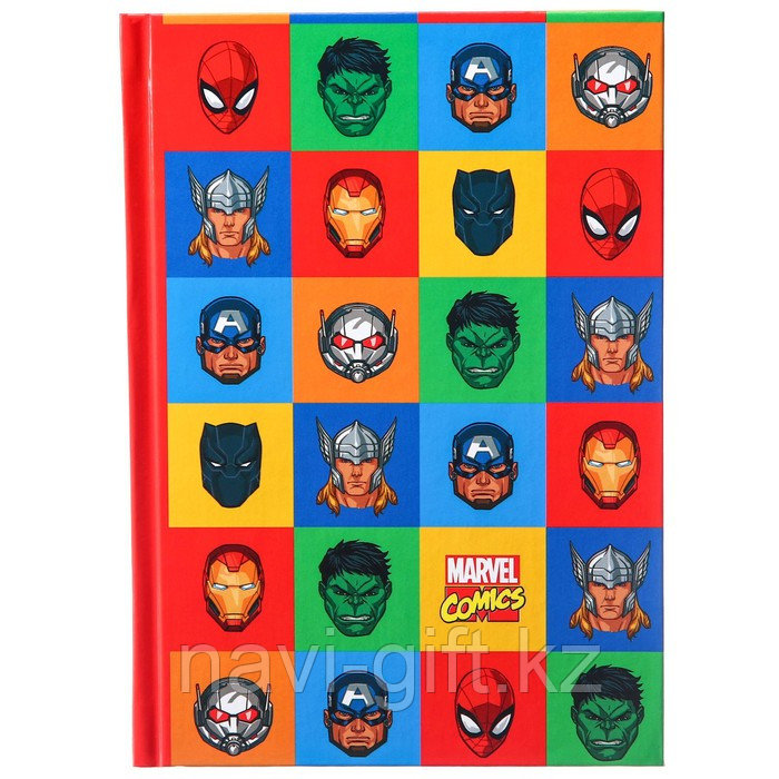 Ежедневник А5, 80 листов "Marvel", Мстители - фото 1 - id-p108517787