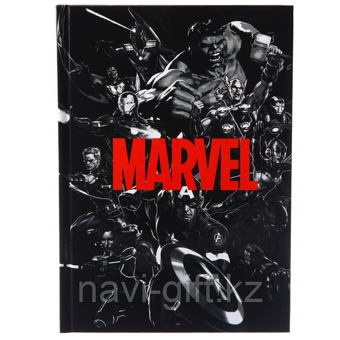Ежедневник А5, 80 листов "Marvel", Мстители - фото 1 - id-p108517789