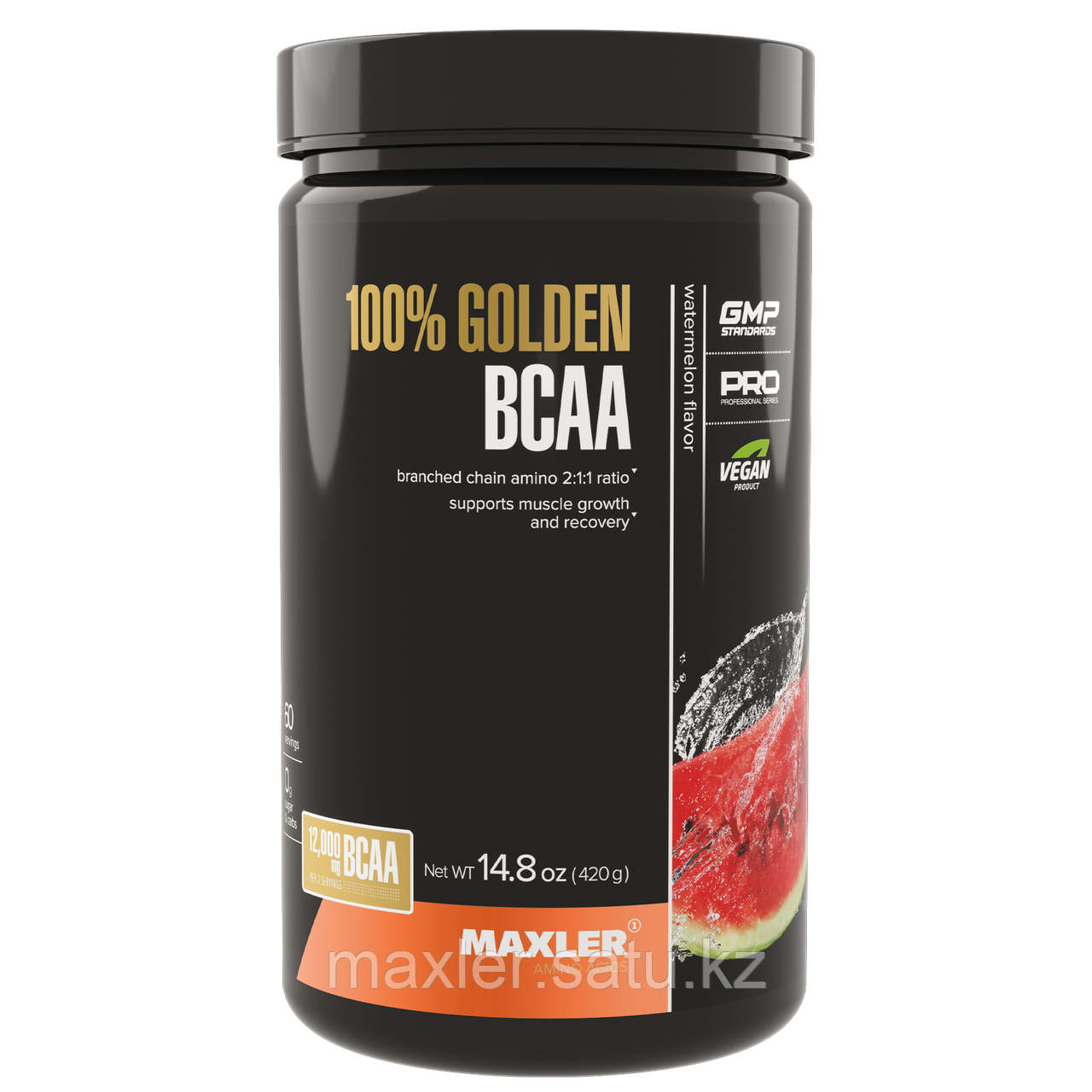 Maxler 100% Golden BCAA Банка 420г Арбуз - фото 1 - id-p108424759