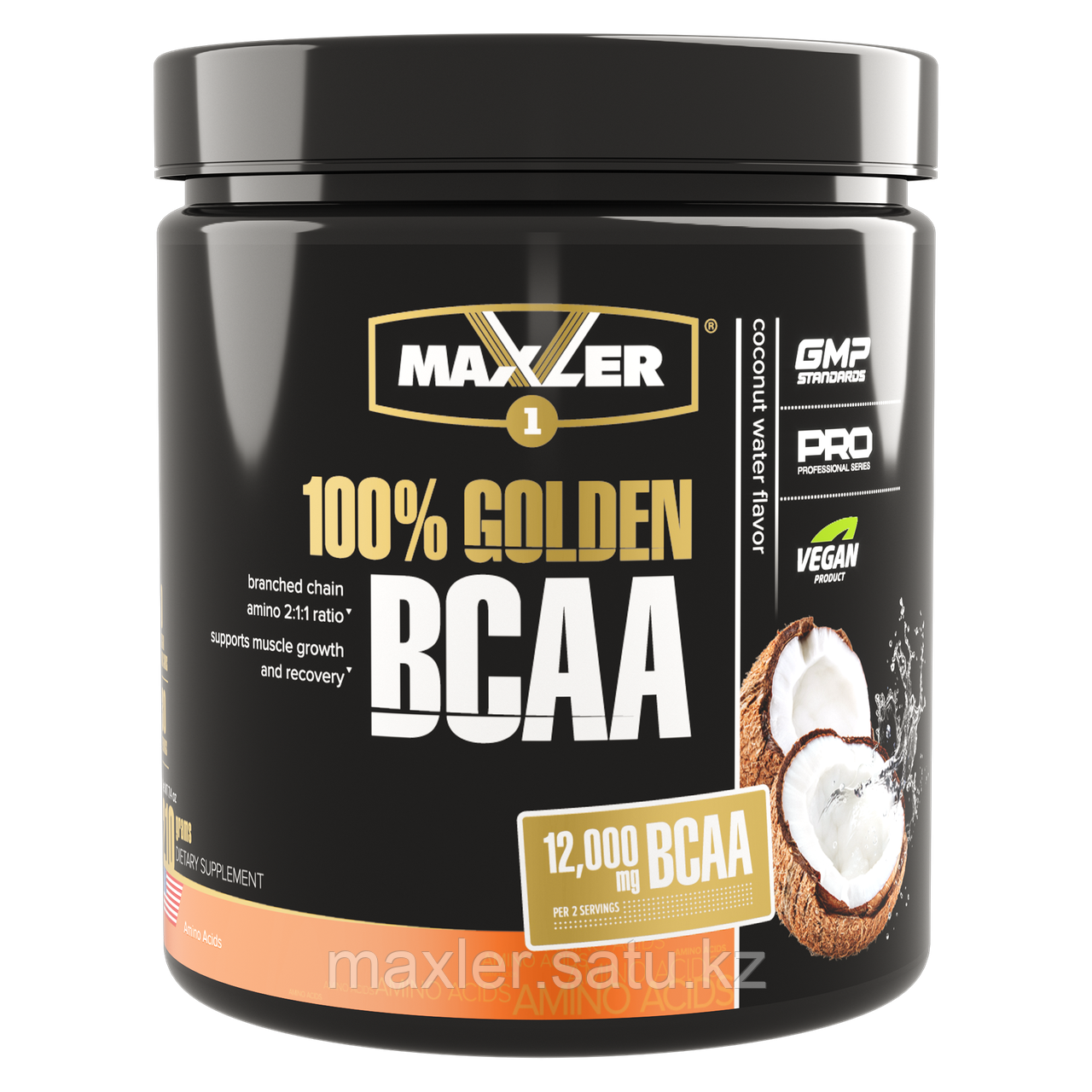 Maxler 100% Golden BCAA Банка 210г Кокосовая вода - фото 1 - id-p108424755