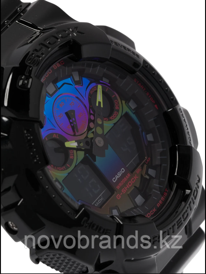 Часы Casio G-Shock GA-100RGB-1AER - фото 5 - id-p108518122