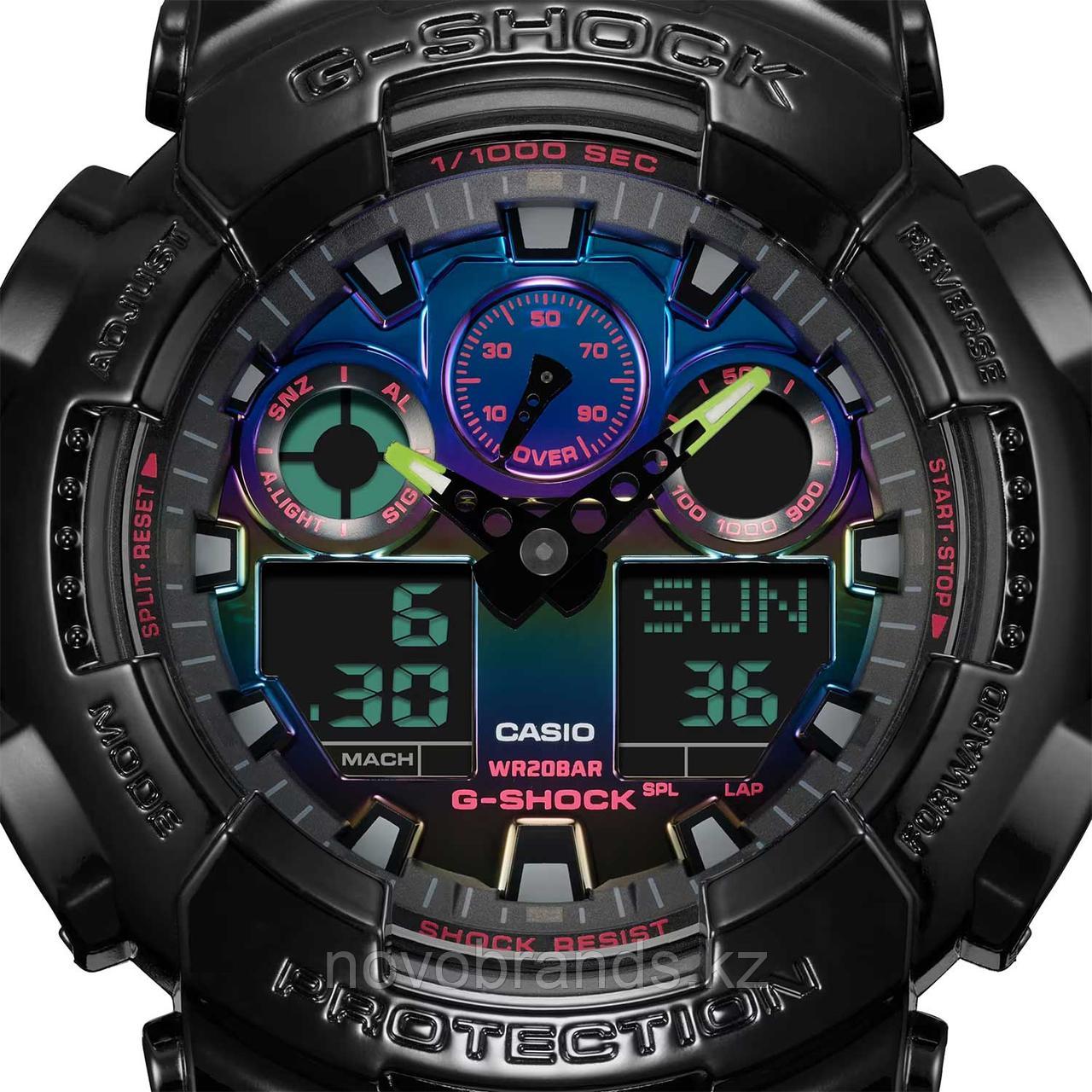 Часы Casio G-Shock GA-100RGB-1AER - фото 6 - id-p108518122