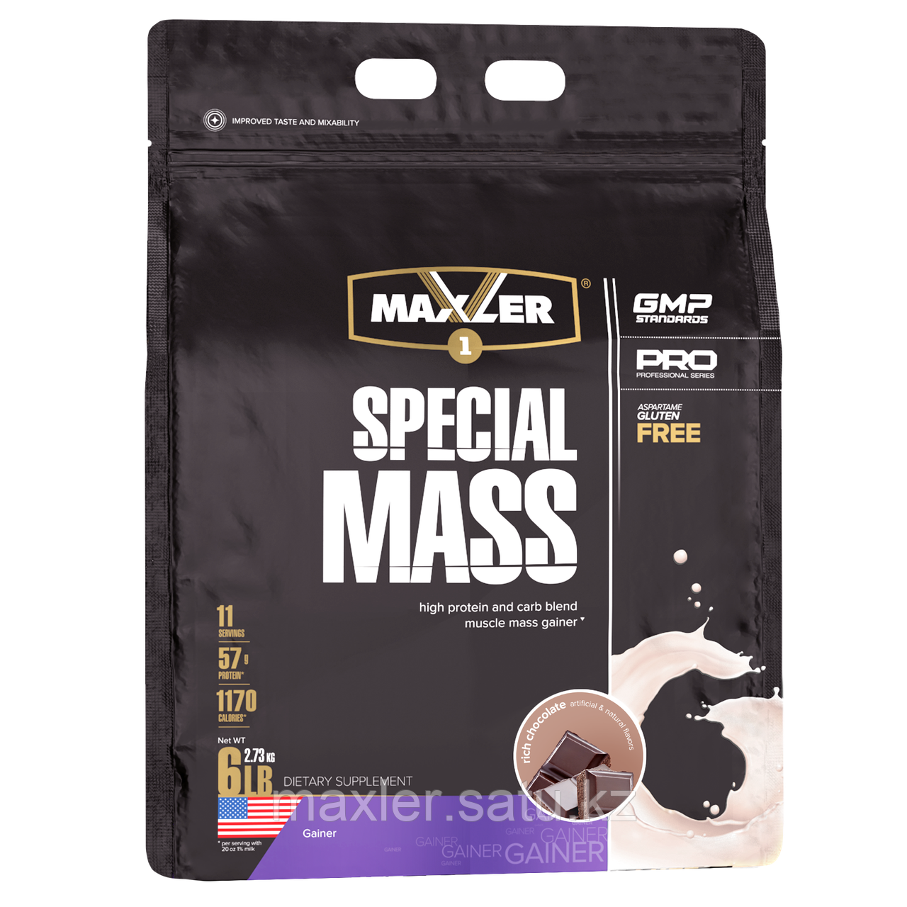 Maxler Special Mass Пакет 2730г Насыщенный Шоколад - фото 1 - id-p108517903