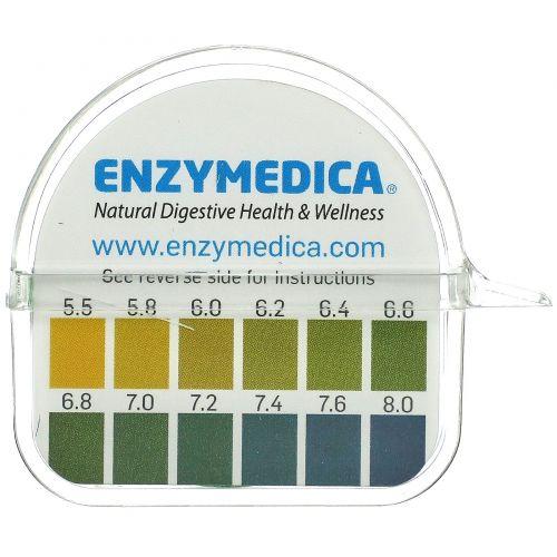 Тест-полоски для определения рН, pH-Strips Enzymedica, одноразовый дозатор - фото 3 - id-p108530909