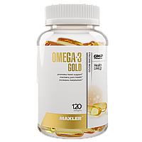 Рыбий жир Maxler Omega-3 Gold 120 капсул