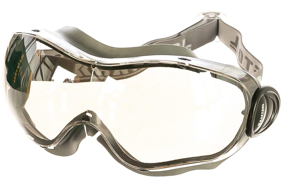 Защитные очки KRAFTOOL EXPERT сферическая линза с антибликовым и антизапотевающим покрытием - фото 1 - id-p108517176