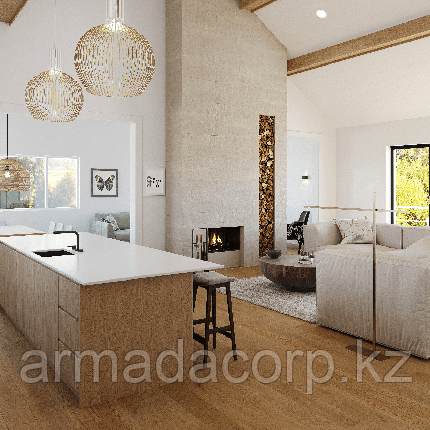 Каменный SPC ламинат CM Floor ScandiWood 06 Дуб Натуральный с подложкой, фото 4