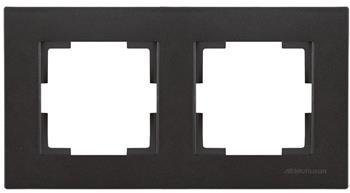 Двойная горизонтальная рамка Ri̇ta черная - фото 1 - id-p108532799