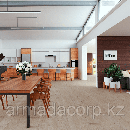 Каменный SPC ламинат CM Floor ScandiWood 21 Дуб Артик с подложкой, фото 4