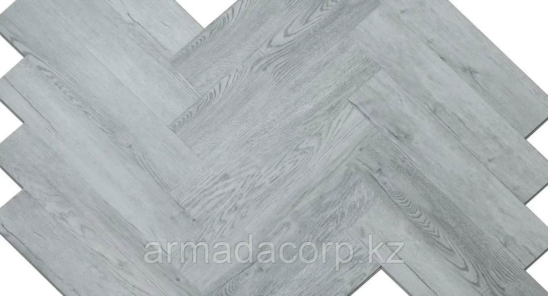 Каменный SPC ламинат CM Floor Parkett 01 Дуб Серый с подложкой