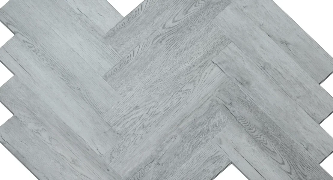 Каменный SPC ламинат CM Floor Parkett 01 Дуб Серый с подложкой - фото 1 - id-p108533318