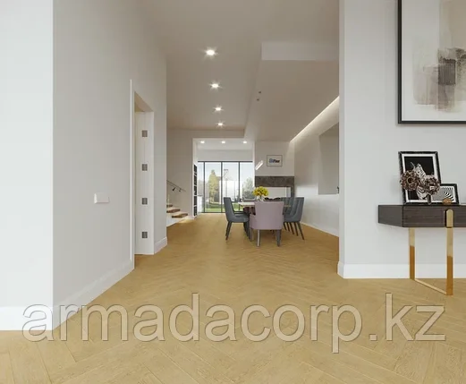 Каменный SPC ламинат CM Floor Parkett 14 Дуб Виски с подложкой, фото 3