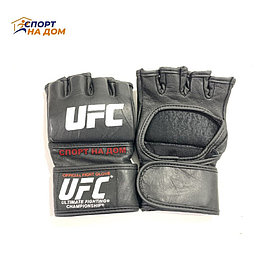 Перчатки для MMA UFC Black (кожа) 6 oz