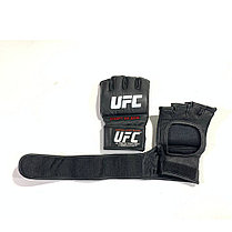 Перчатки для MMA UFC Black (кожа) 6 oz, фото 2