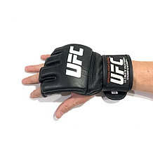 Перчатки для MMA UFC Black (кожа) 6 oz, фото 3