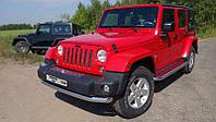 Защита передняя нижняя 76,1 мм ТСС для Jeep Wrangler 3D (3.6, JK) 2006-2018